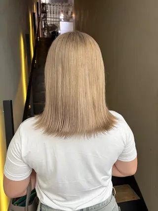 ミディアム カラー SEAM所属・いぶ /札幌美容師のヘアスタイル