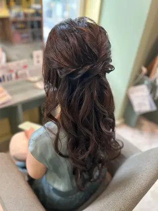 ヘアアレンジ 一條 乃亜のヘアスタイル