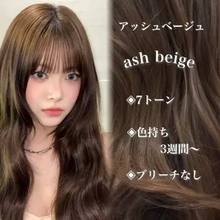 セミロング カラー 💎透明感カラー /kaito💎のヘアスタイル