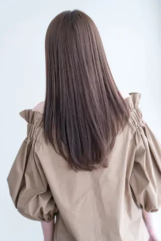 ロング カラー 訪問美容ウィッグ のお店 つむぎのヘアスタイル