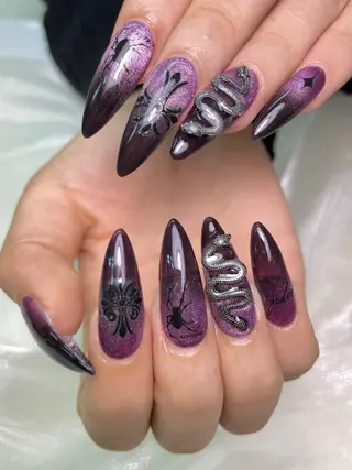 ネイル lucky nail 歌舞伎町のネイルデザイン