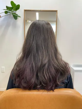 ロング 市川 舞のヘアスタイル