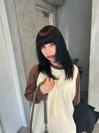 セミロング 🫧髪質改善 韓国へア🌈Kotaのヘアスタイル