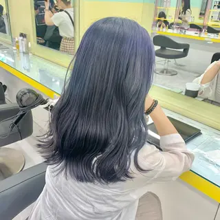 ロング カラー ハイトーンカラー 🦄レイヤーカットのヘアスタイル