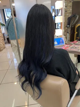 ロング 羽エクステ/シール エクステ/横浜駅5分のヘアスタイル