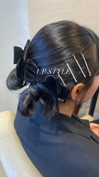 ヘアアレンジ HAIR＆MAKE　EARTH 表参道店所属・🫧💎森下 真結💎🫧のヘアスタイル