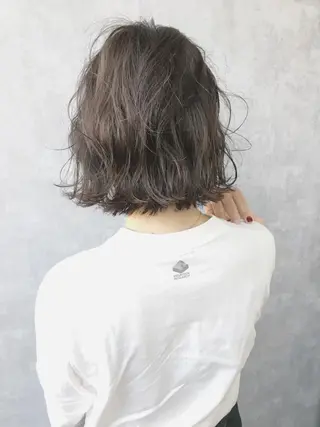 ショート カラー レイヤーカット BLend 渋谷のヘアスタイル