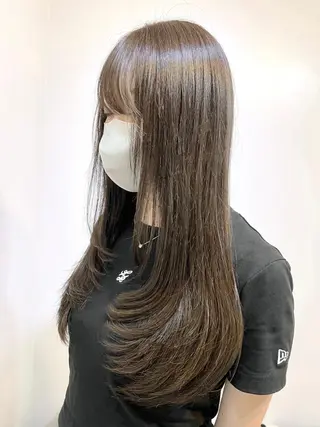 ロング カラー プチプラ&ハイクオ リティ✰Lilly✰のヘアスタイル