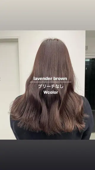 ロング カラー 愛結 暖色カラー🎀🩰のヘアスタイル