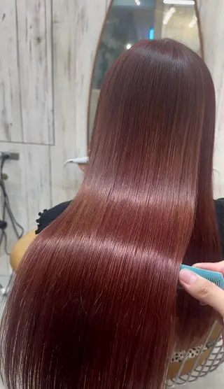 ロング カラー 髪質改善✨縮毛矯正 ショートボブ/ともきのヘアスタイル