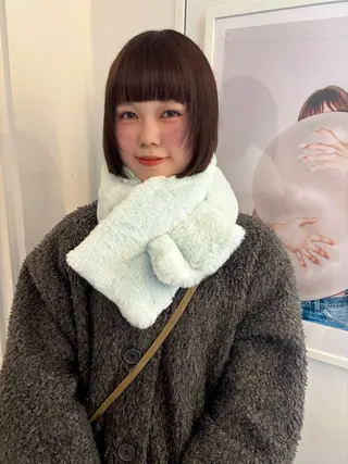 ショート riria/ボブ /ブラウンカラー🎀のヘアスタイル