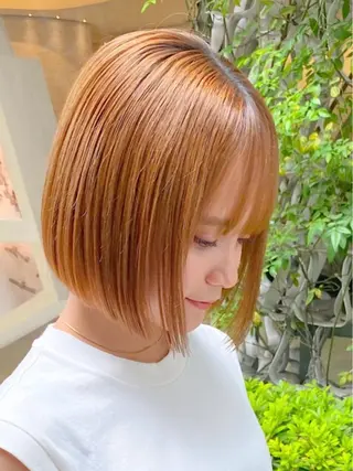 ショート ナチュラル🎀透明感 カラー/香香のヘアスタイル