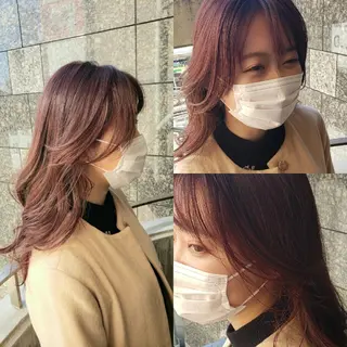 ロング カラー ヘアアレンジ private salon Ao所属・紹介制private salonのヘアスタイル