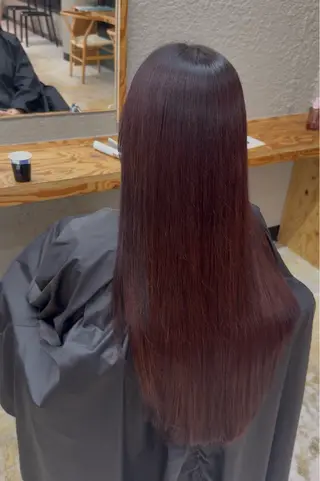 ロング カラー ニシオ ミユのヘアスタイル