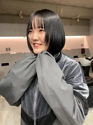 ミディアム カラー 表参道/髪質改善・ 透明感 colorのヘアスタイル