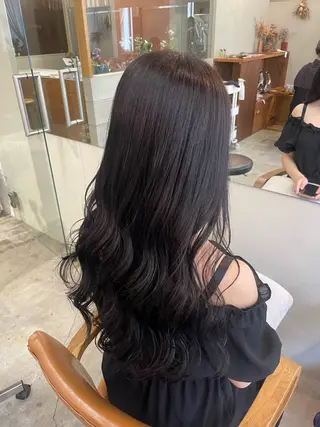 ロング カラー 山下 悠月のヘアスタイル