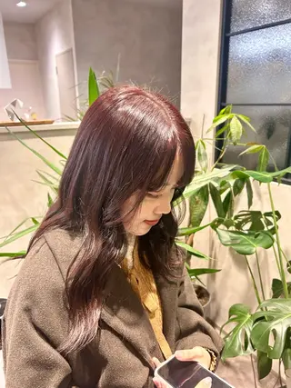 ロング カラー ondo by Saku所属・🍎玉寄 里帆 （タマヨセ リホ）のヘアスタイル