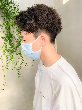 メンズ 横井伴典　矢場町 メンズパーマ/カットのヘアスタイル