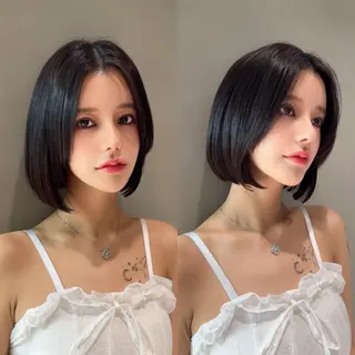 ミディアム カラー ✨髪質改善特化✨副 店長椎葉信乃介のヘアスタイル