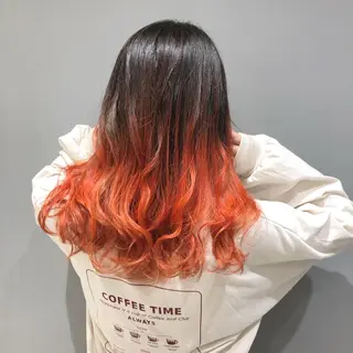 ロング カラー ヘアアレンジ 吉野 優子のマツエク・マツパデザイン