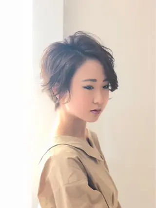 ショート ブリーチカラー🌈 石垣翔太のヘアスタイル