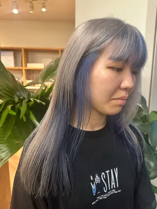 カラー ブリーチカラー/ わきたちえ🌻のヘアスタイル