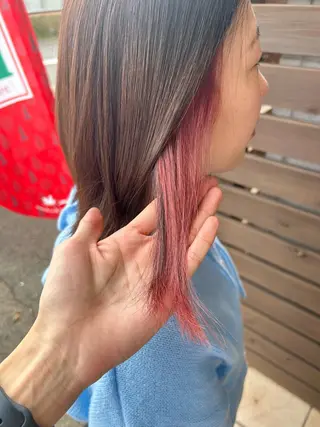 ミディアム ボブ/ショートボブ/ 縮毛矯正/吉川清保のヘアスタイル