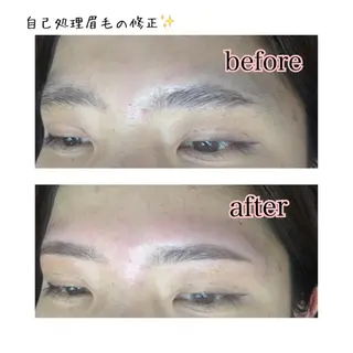 ショート ミディアム セミロング ロング カラー パーマ ヘアアレンジ ネイル マツエク・マツパ 眉毛サロン DUAL 恵比寿の眉毛・アイブロウイメージ