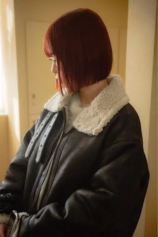 ショート カラー ホンマル　モトキ /ボブ/暖色🍊のヘアスタイル