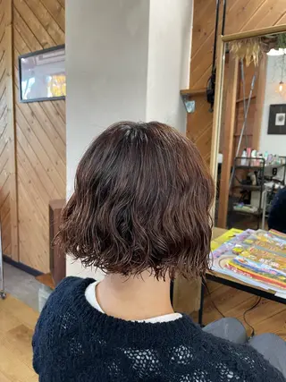 ショート パーマ BRIDGE HAIR所属・Nana 🫧のヘアスタイル