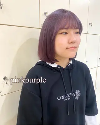 ショート カラー 韓国ヘア／艶カラー minamiのヘアスタイル