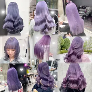 カラー メンズウルフ🐺♡ ブリーチ♡ヘアメ🎀のヘアスタイル