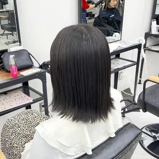 セミロング カラー パーマ ヘアアレンジ メンズ mona/ ストレートスタイル✨のヘアスタイル