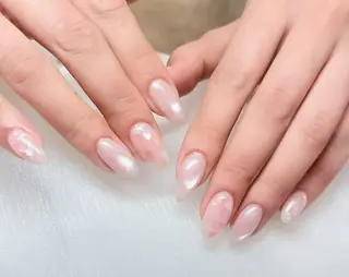 ネイル Kaka_ パラジェル、長さだしのネイルデザイン