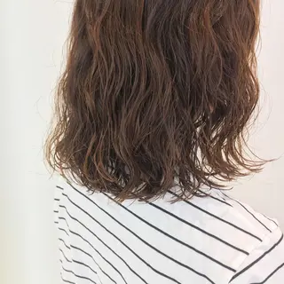 ミディアム パーマ ショート/ボブ🌿 大野ちかのヘアスタイル