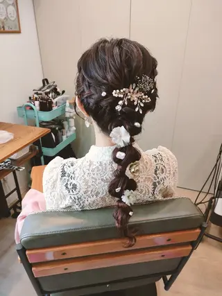 ヘアアレンジ HempBeauty 浅野アサミのヘアスタイル