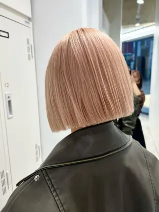 ミディアム はるか/ブリーチカラ ー/ヘアアレンジ🤍のヘアスタイル