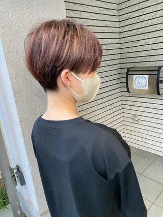 ショート カラー ショート、ボブ シマダマサトのヘアスタイル