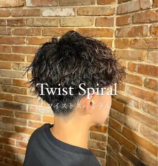 ミディアム パーマ UNTRACE -BARBER SHOP所属・工藤 千織のヘアスタイル