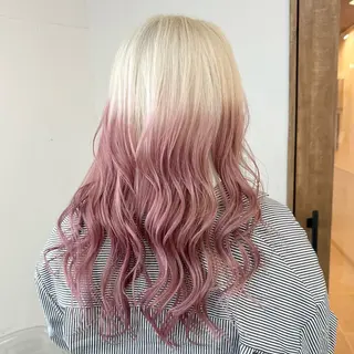 ロング カラー 透明感ワンカラー梅田 ダブルカラー/川上のヘアスタイル