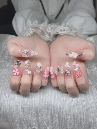 ネイル Lee Nails チップ長さだし専門店のネイルデザイン