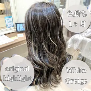 ロング カラー 横山 直輝のヘアスタイル