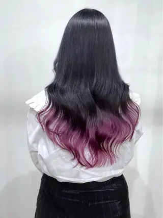 カラー white.所属・white.梅田 デザインカラー🦄のヘアスタイル