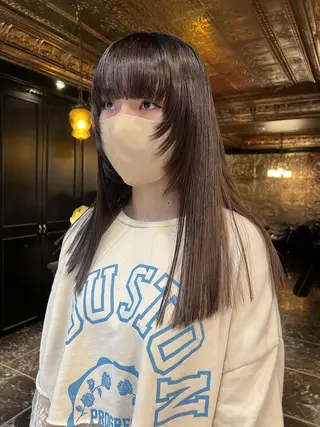 ロング カラー haco＋所属・圧倒的デザイン力 店長🎨RENAのヘアスタイル