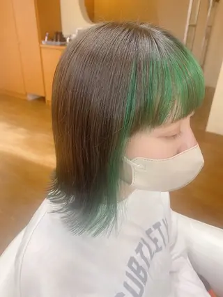 ミディアム sagedoue MIZUKI✂️のヘアスタイル