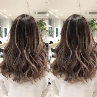 ミディアム カラー JILBLAN京都 ショート/ハイライトのヘアスタイル