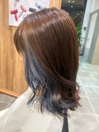 ミディアム 髪質改善・艶カラー 加茂瑞希のヘアスタイル