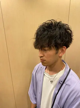 ミディアム 齋藤 大晟のヘアスタイル