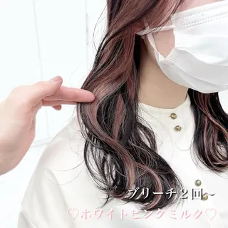カラー 似合わせ💗骨格矯正 💗透明感カラー💗のヘアスタイル