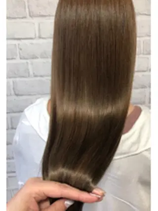 ロング カラー 大江 美穂のヘアスタイル